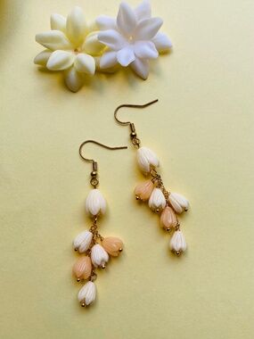 Handmade Pikake Earrings